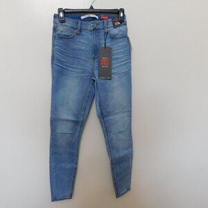 𝅺jr131 Celebrity Pink Juniors' High-Rise Curvy Skinny Ankle Jeans 3 / 26 x 28